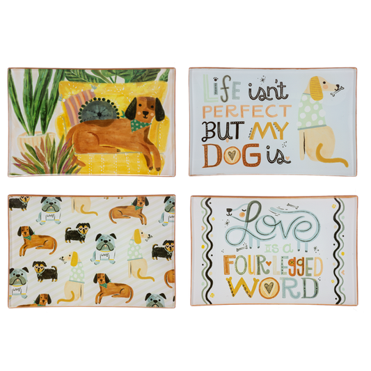 Dog Message Trinket Dish-Assorted, each sold separately