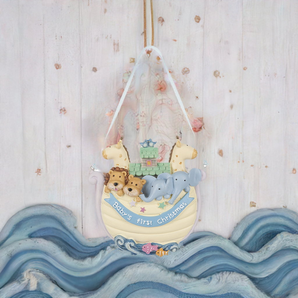 "Baby's First Christmas" Noah's Ark Ornament