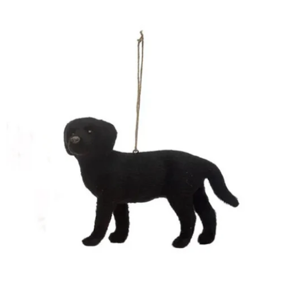 Faux Fur Labrador Ornament, each sold seperately