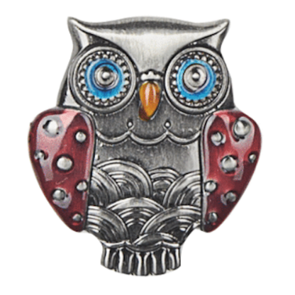 Lucky Little Owl Charm-Assorted, each sold seperately