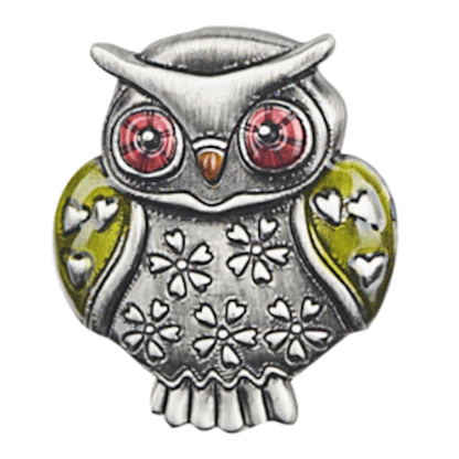Lucky Little Owl Charm-Assorted, each sold seperately