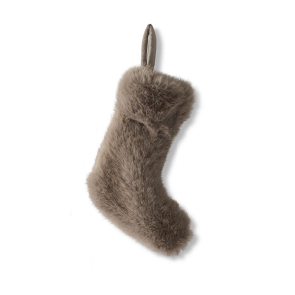 Faux Fur Mini Stockings-Assorted Colors, each sold separately