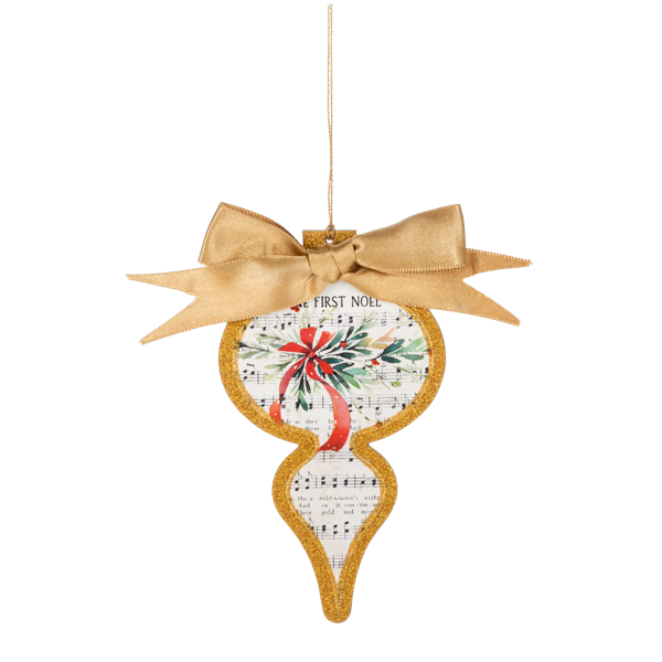 Music Sheet Ornaments-Assorted, each sold separately