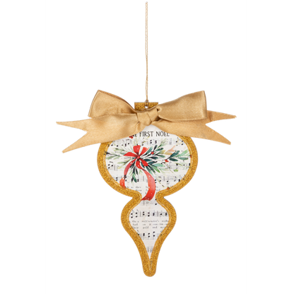 Music Sheet Ornaments-Assorted, each sold separately