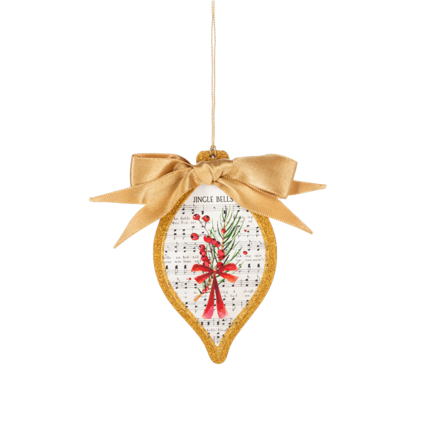 Music Sheet Ornaments-Assorted, each sold separately