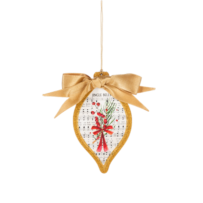 Music Sheet Ornaments-Assorted, each sold separately