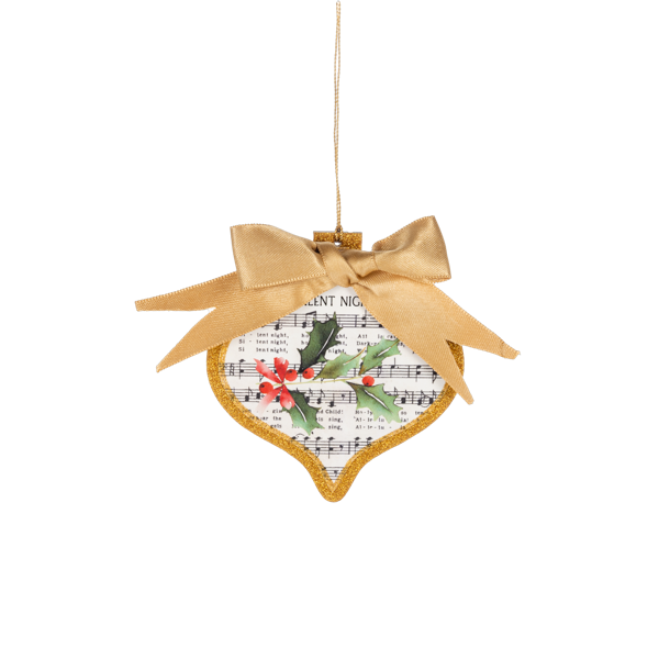 Music Sheet Ornaments-Assorted, each sold separately