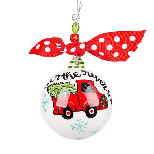 Over the River and Through the Woods Truck Ornament