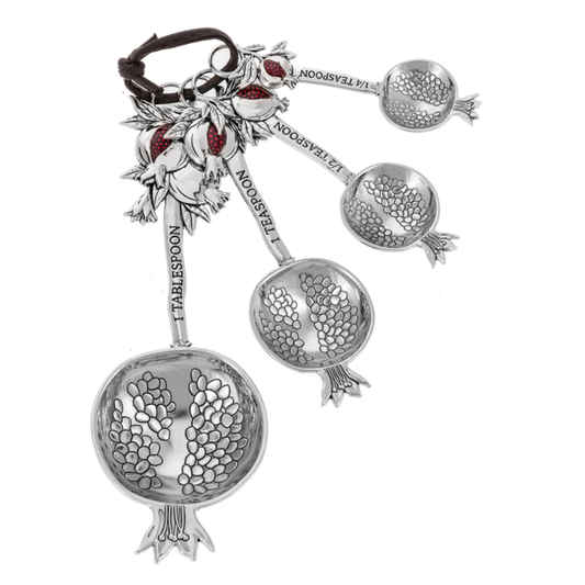 Pomegranate Blessings Measuring Spoons-Set of 4