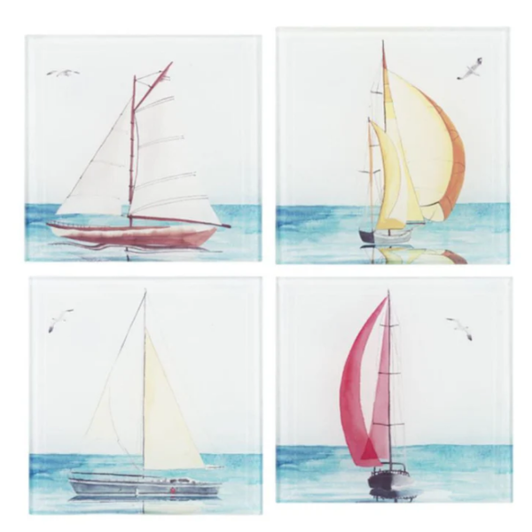 Sailboat Coaster Set