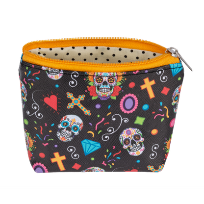 Sugar Skull Coin Bag-Assorted Styles, each sold separately