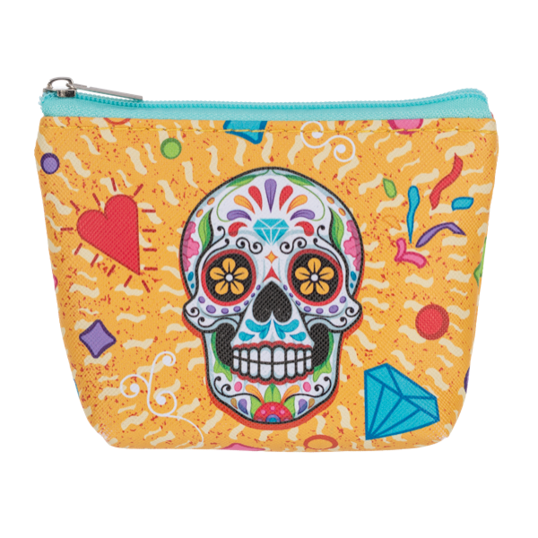 Sugar Skull Coin Bag-Assorted Styles, each sold separately