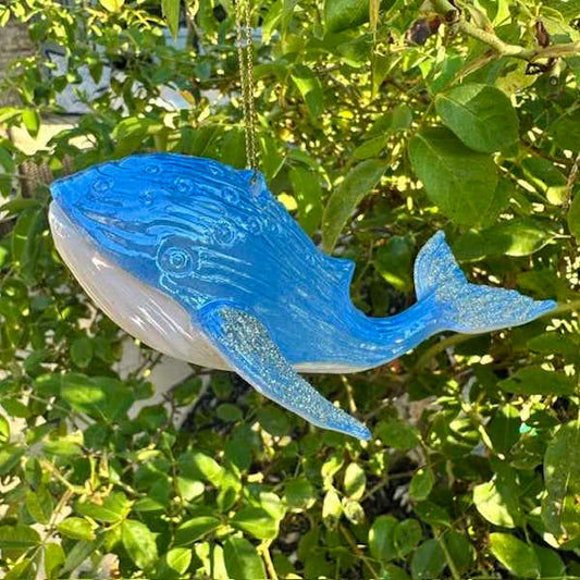 Blue Whale Ornament